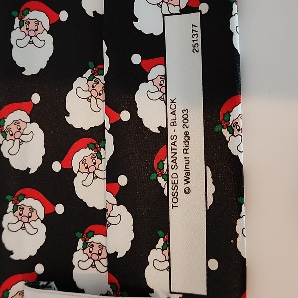 Walnut Ridge Santa Claus Patterned Tie - Picture 4 of 5